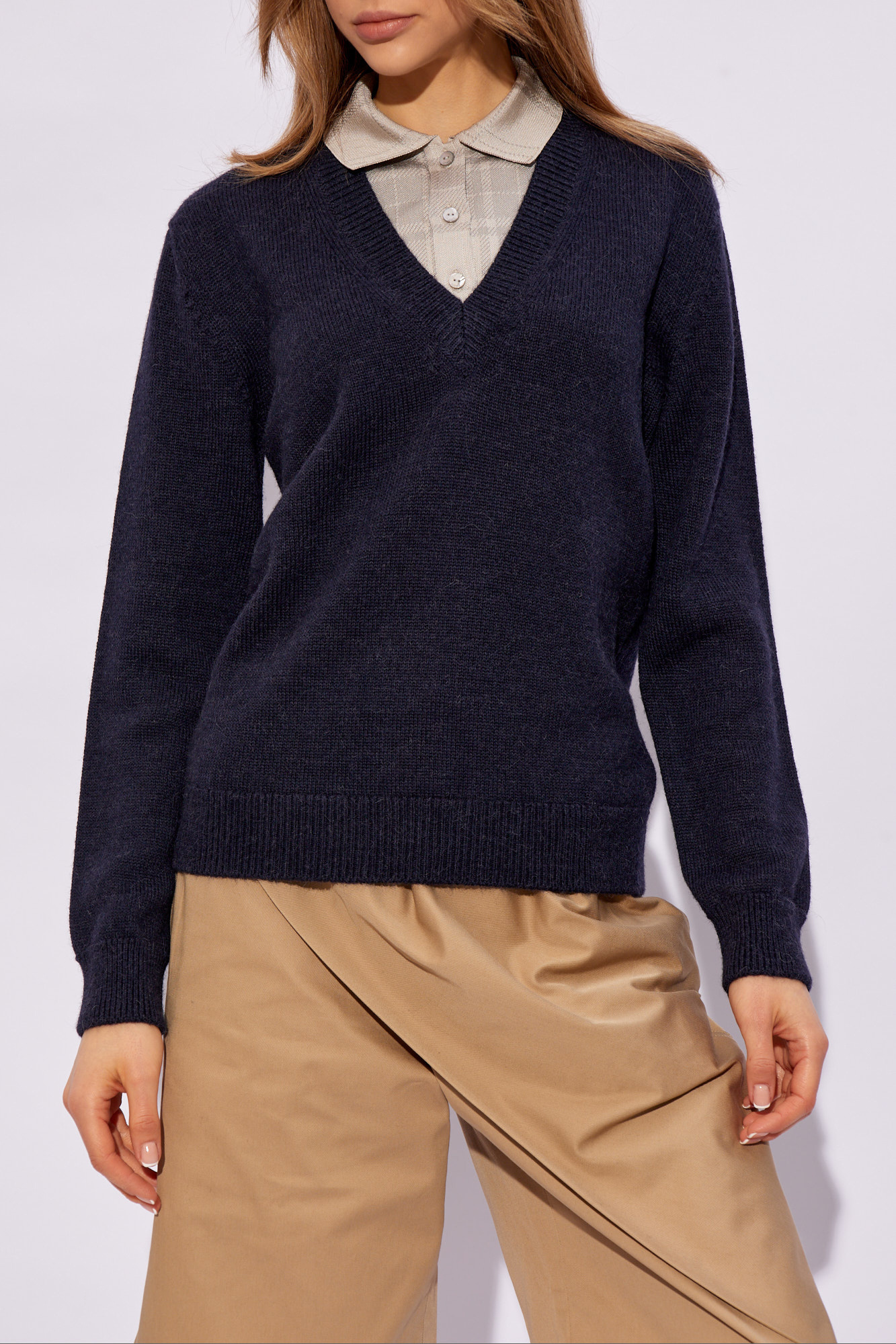 LOEWE  |Trompe l'oeil sweater in wool and silk