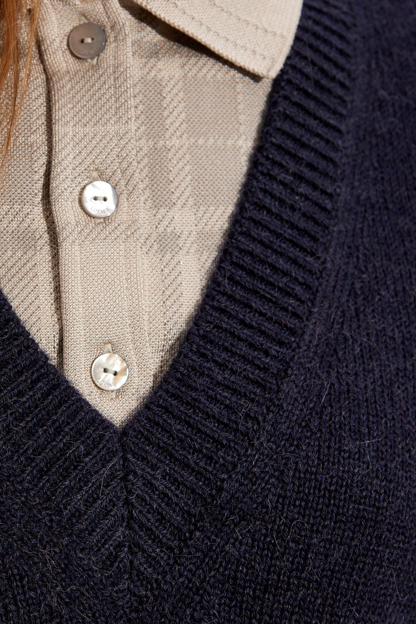 LOEWE  |Trompe l'oeil sweater in wool and silk