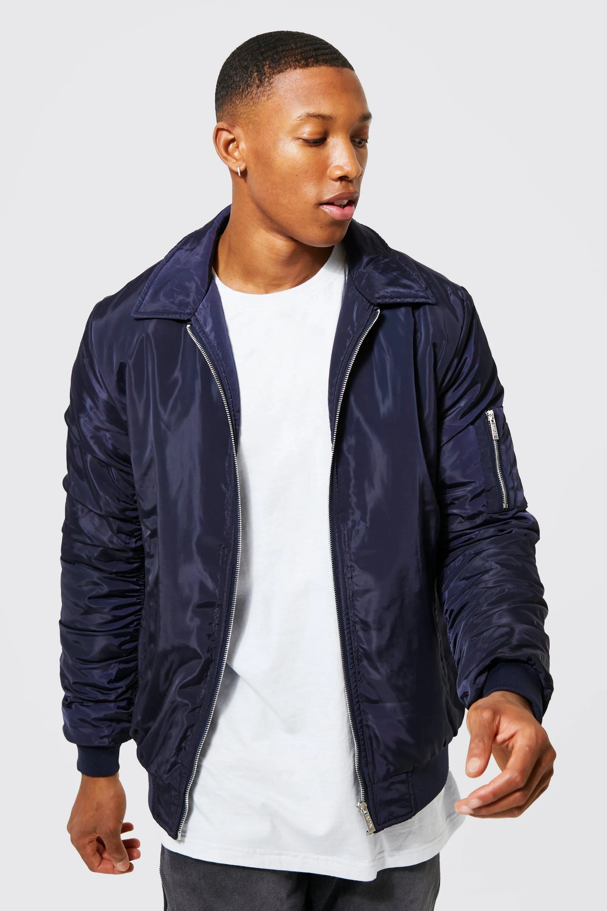 Ma2 Collared Bomber Jacket