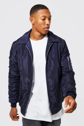 Ma2 Collared Bomber Jacket