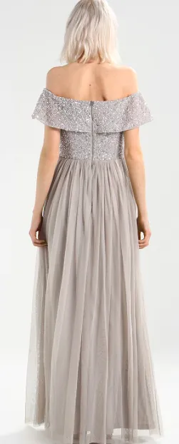 Maura Silver Gown