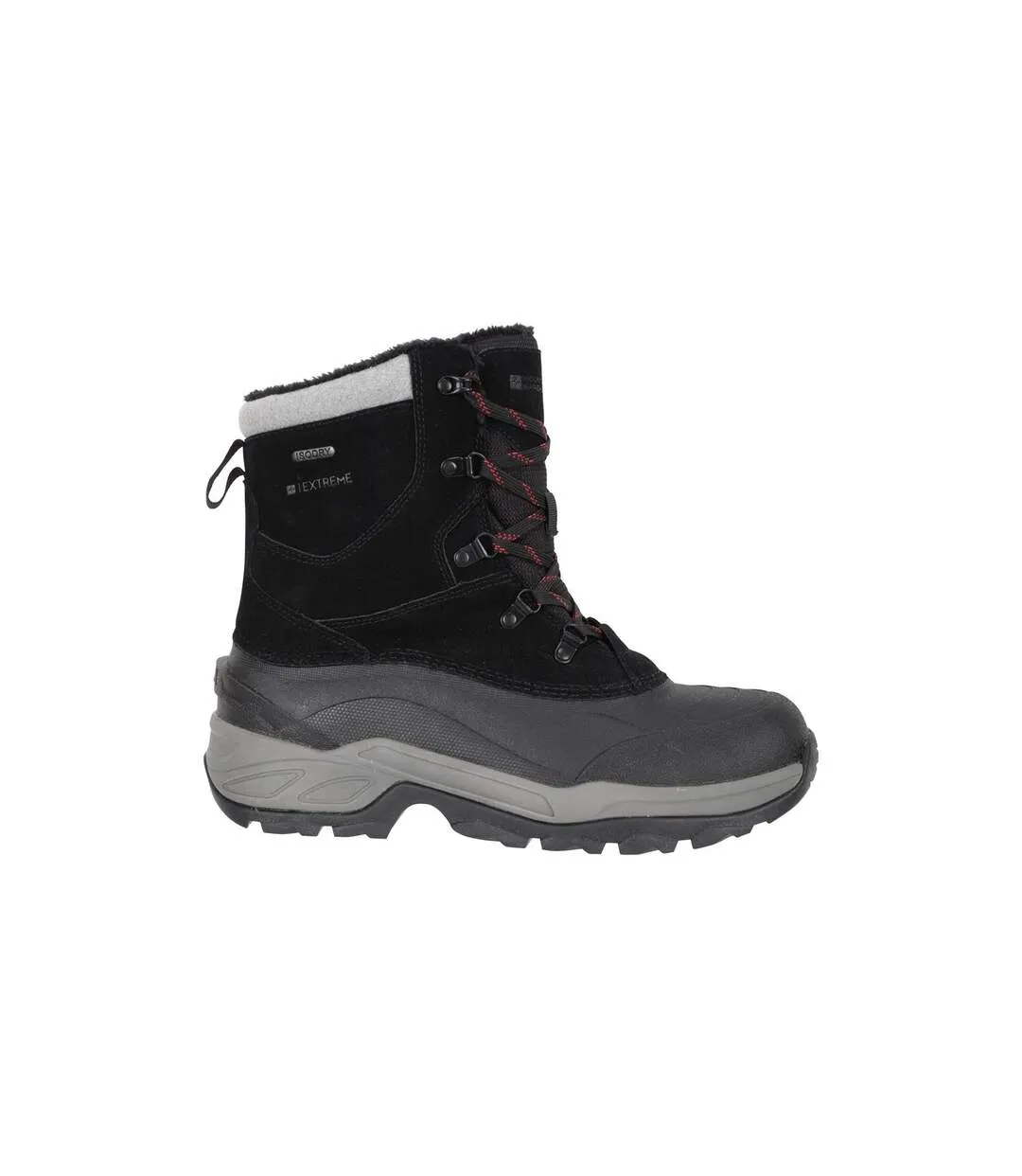 Mens snowdon extreme suede snow boots black Mountain Warehouse