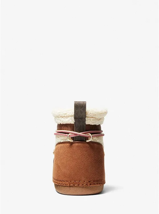 Michael Kors Zelda Sherpa and Faux Suede Boot