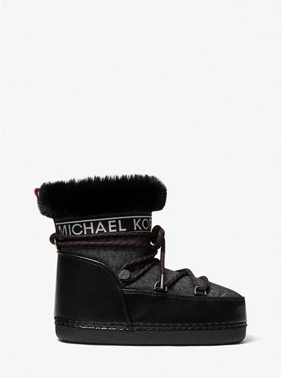 Michael Kors Zelda Sherpa and Faux Suede Boot