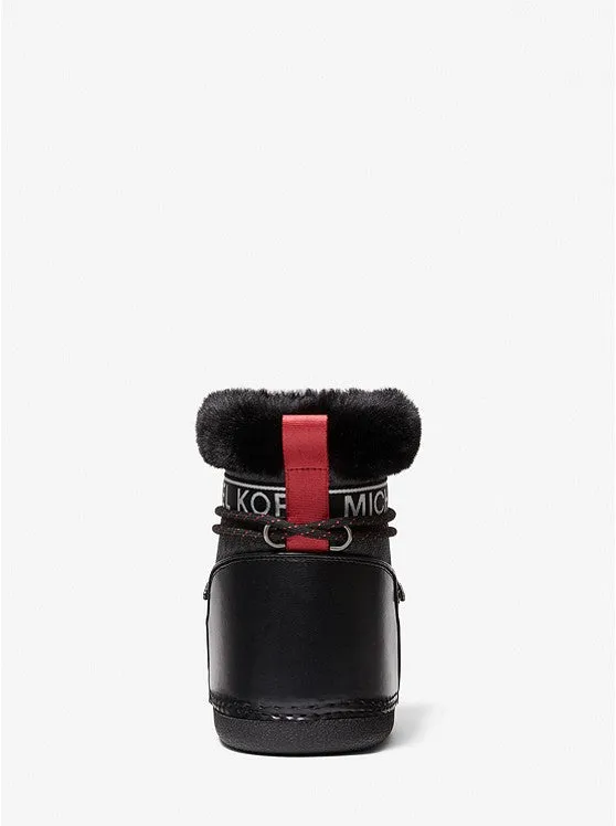 Michael Kors Zelda Sherpa and Faux Suede Boot