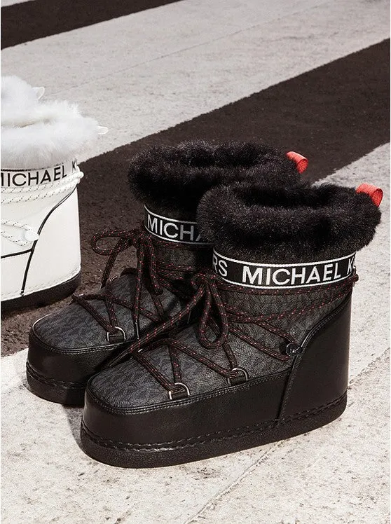 Michael Kors Zelda Sherpa and Faux Suede Boot