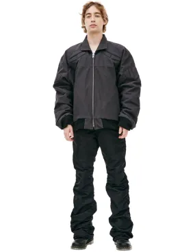 Moto Bomber Jacket - Black