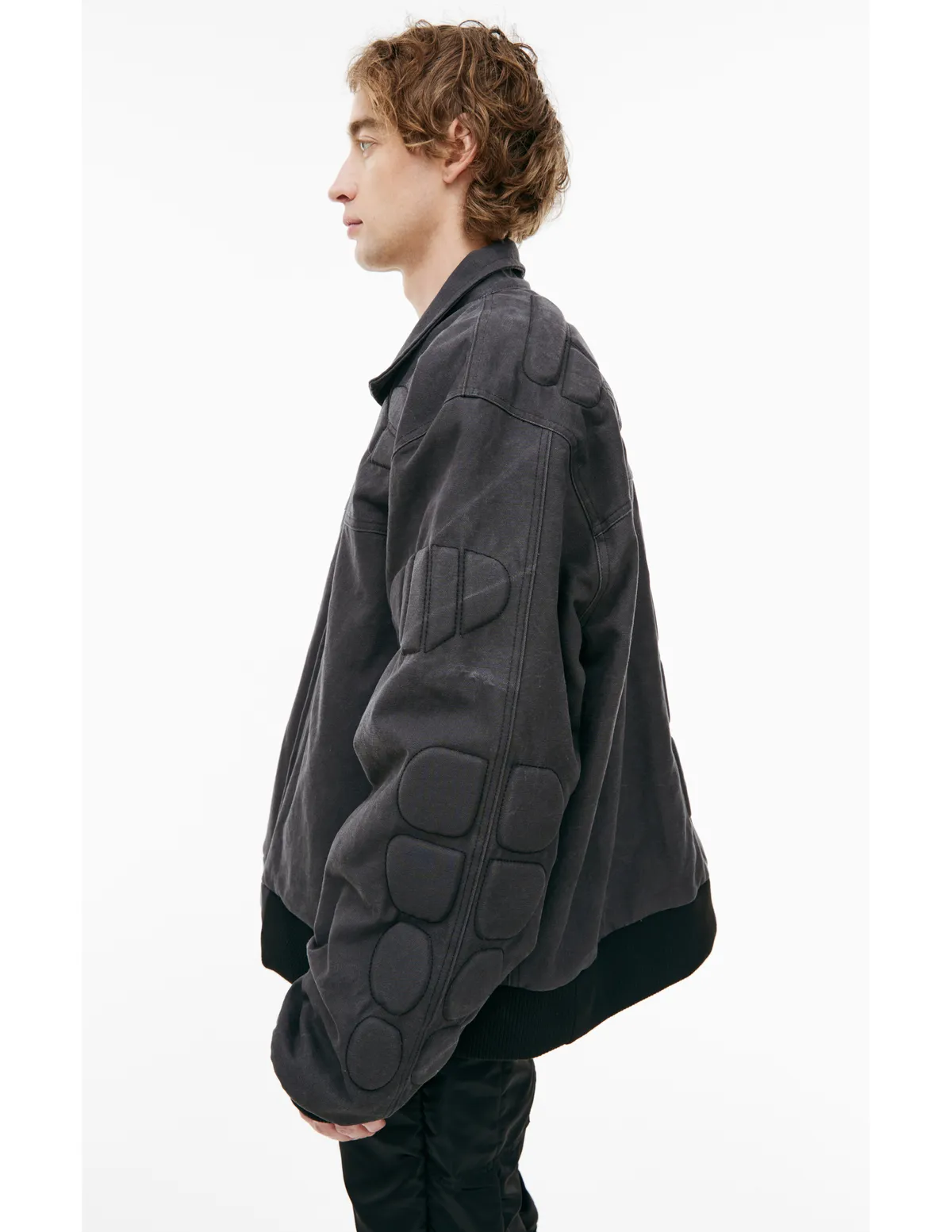 Moto Bomber Jacket - Black