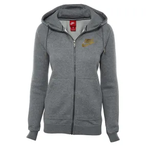 Nike Rally Metallic Full Zip Hoodie Womens Style : 874116