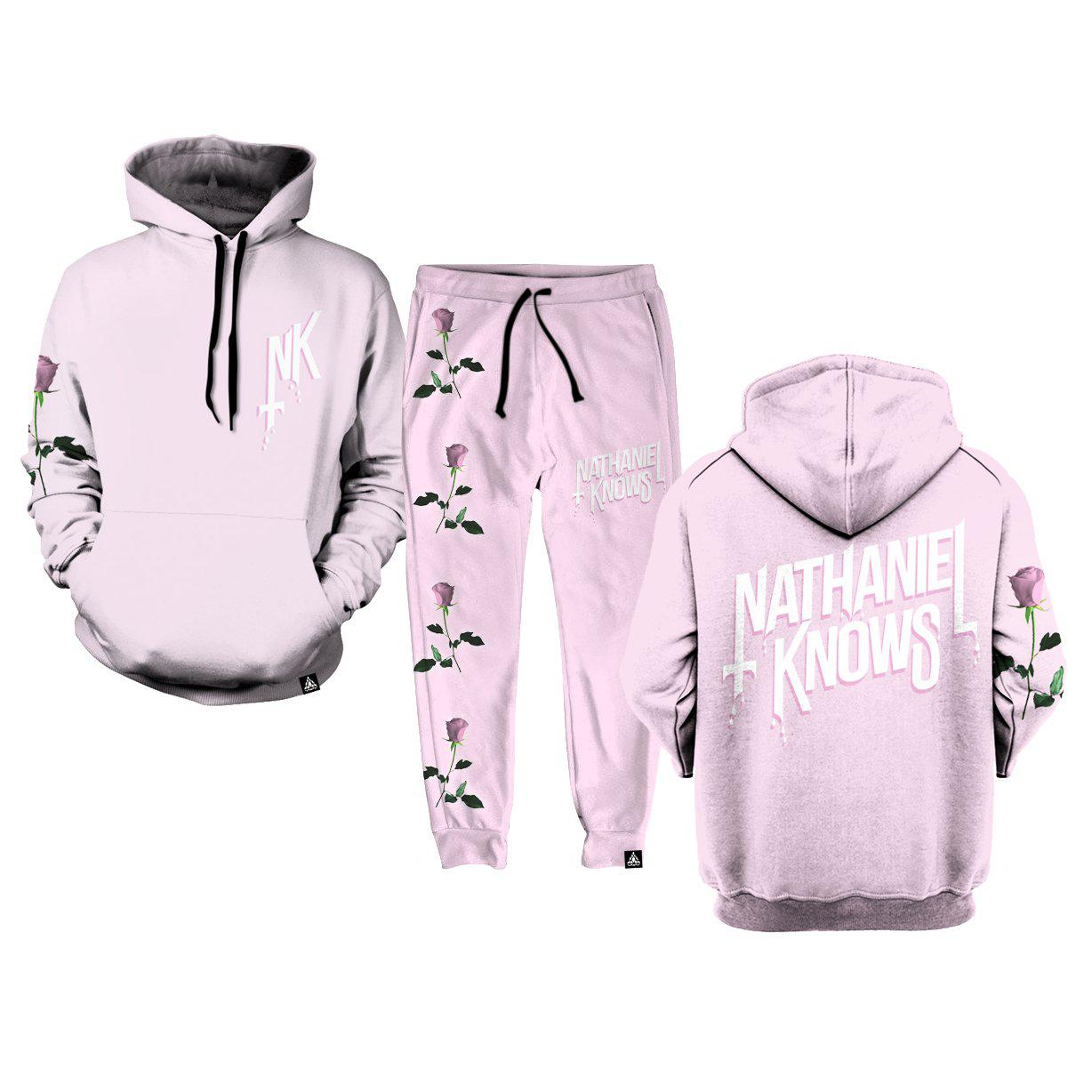 NK ROSE PINK HOODIE