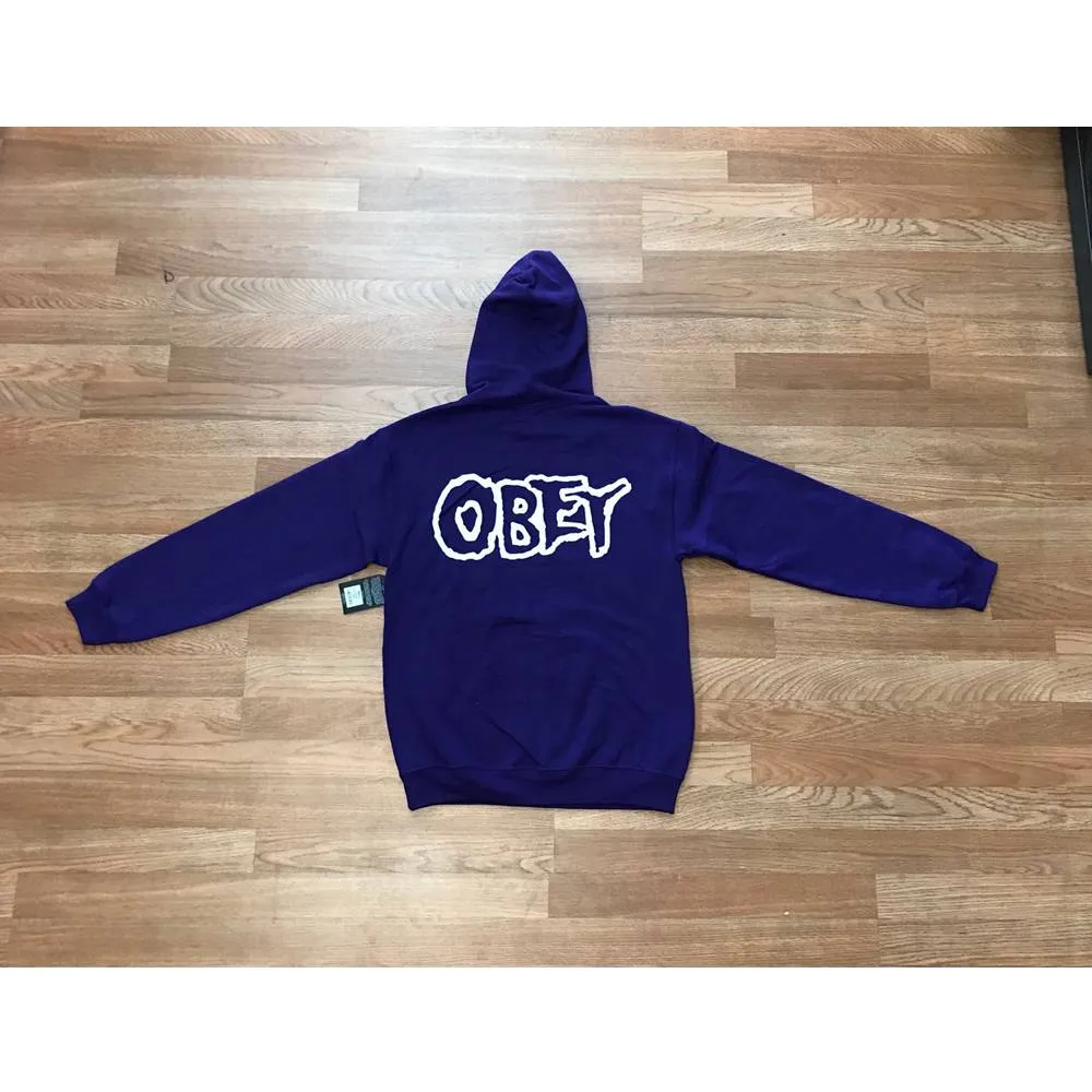 Obey Misfits Logo Hoodie. Unisex.