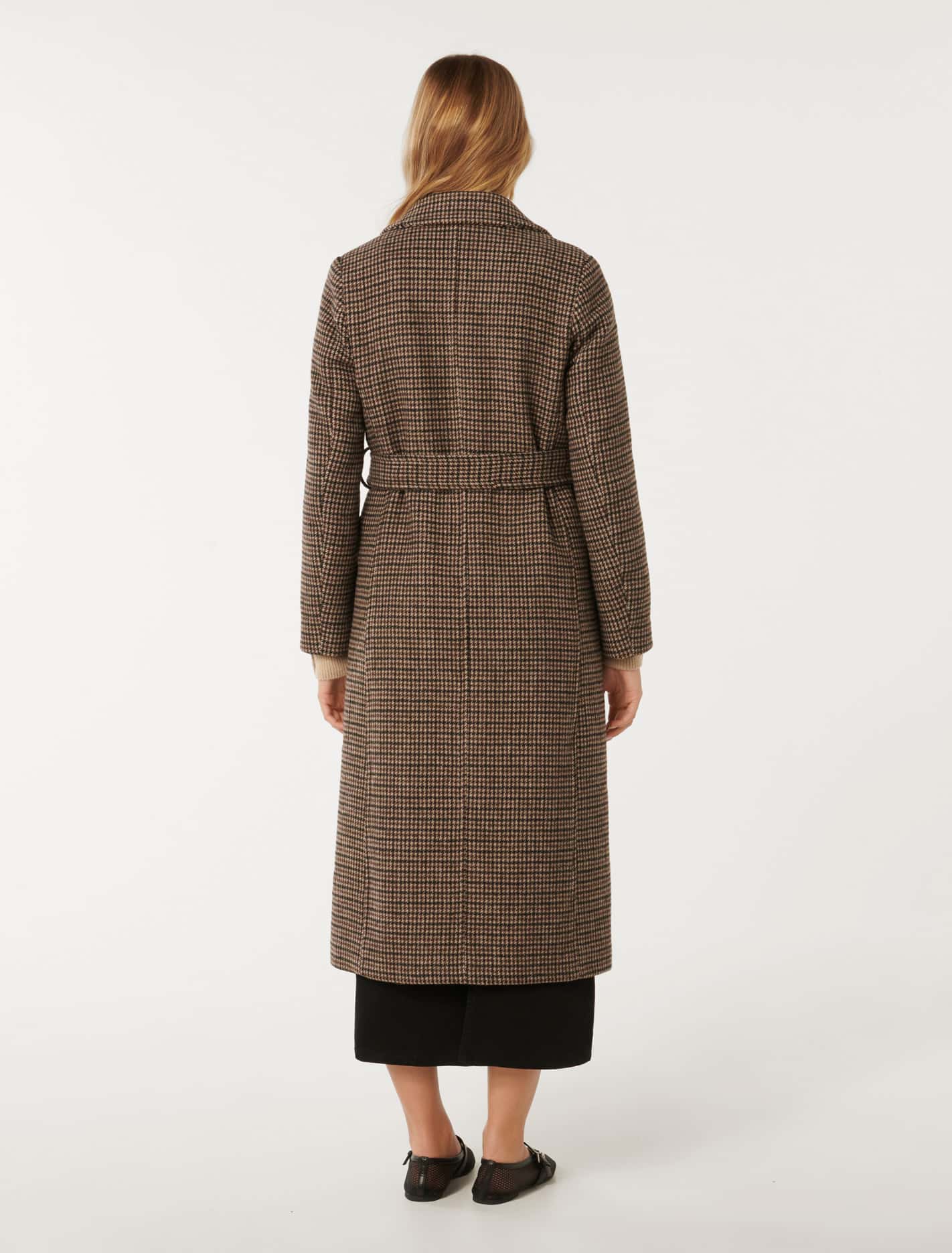 Oscar Check Coat