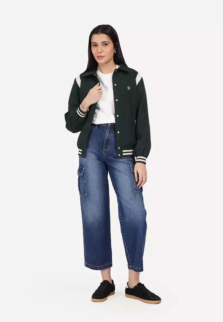 OXGN Varsity Bomber Jacket