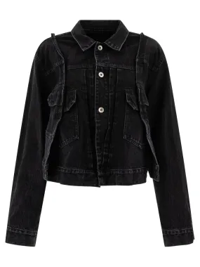 PANELLED DENIM JACKET