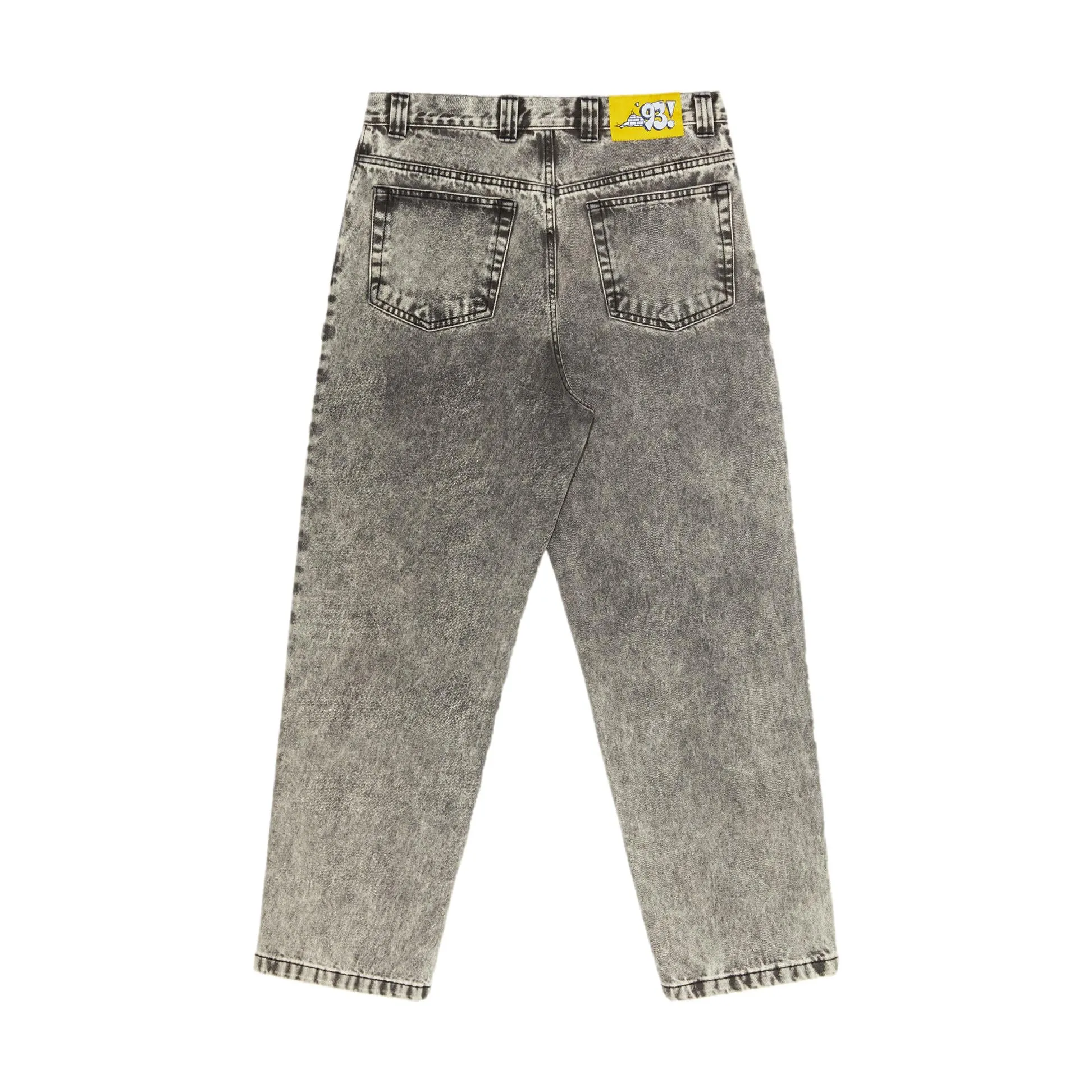 Polar 93! Denim Pants Acid Black