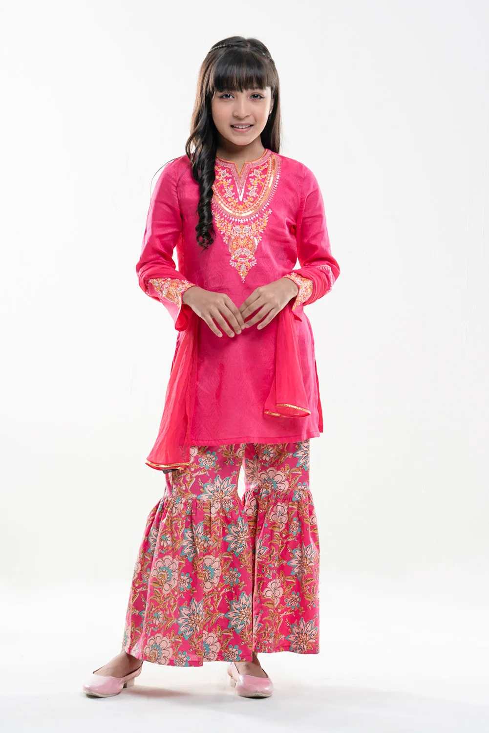 Princess Ethnic Partywear Set (2-4 Years)