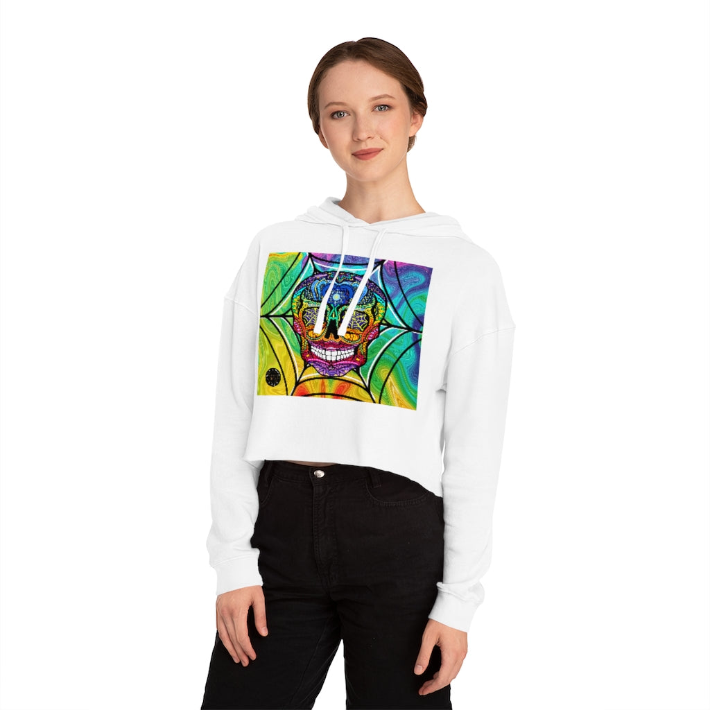 Rainbow Janis Cropped Hoodie