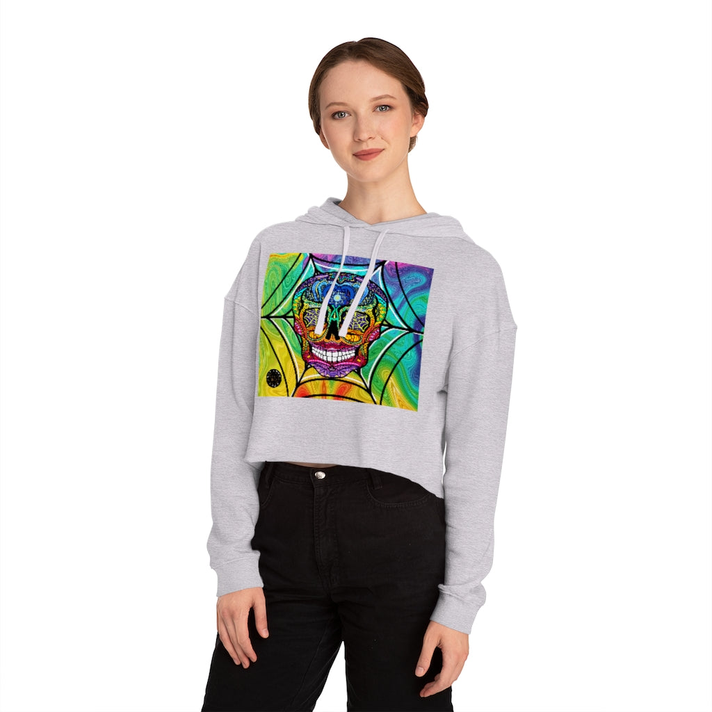 Rainbow Janis Cropped Hoodie