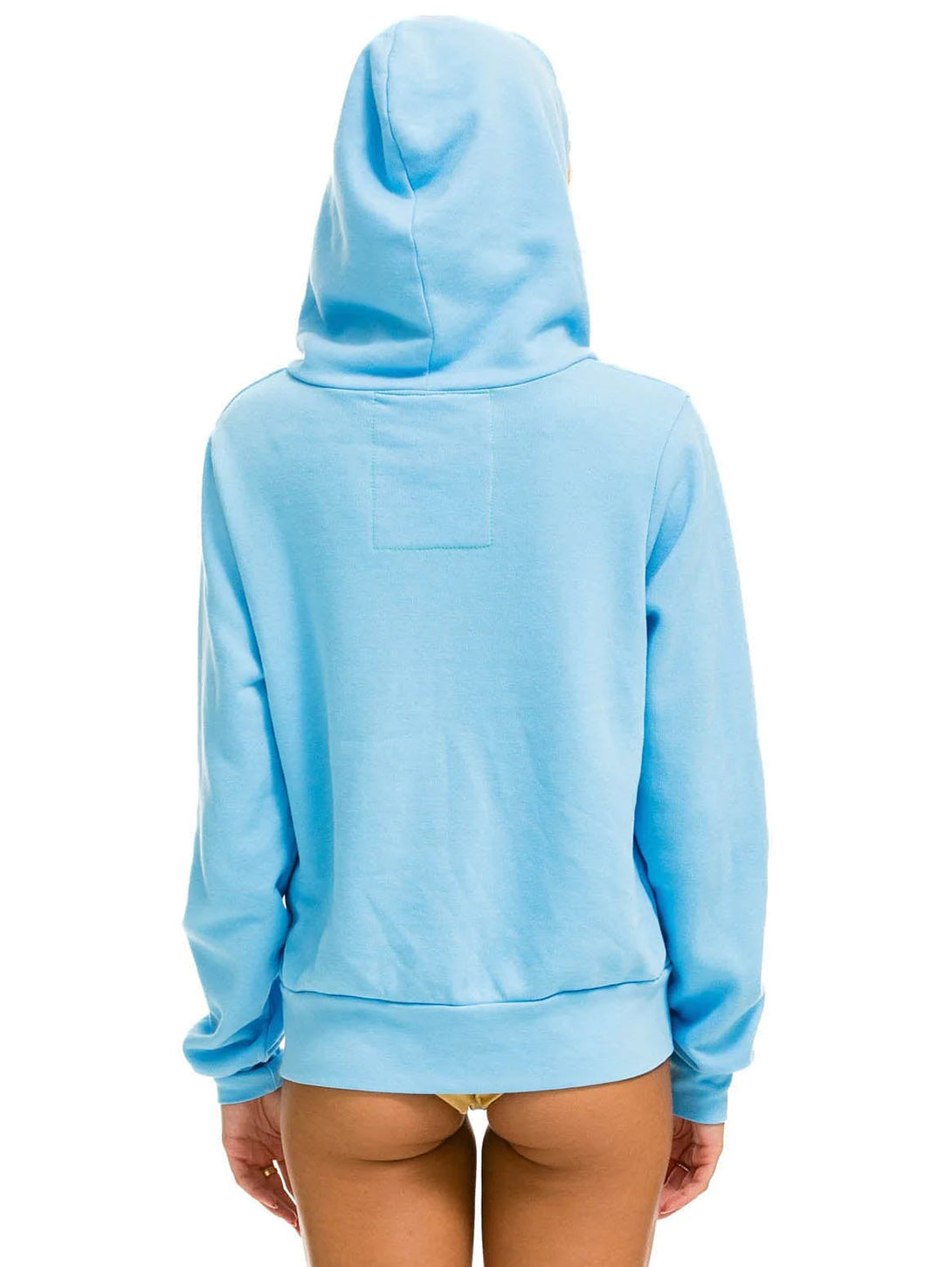 Rainbow Zip Hoodie - Sky