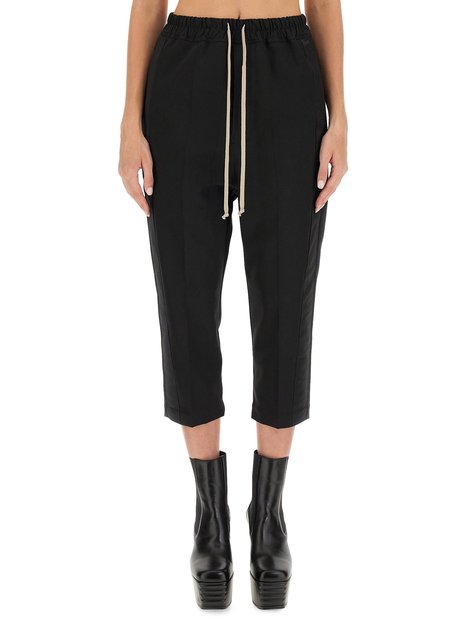 RICK OWENS    DRAWSTRING ASTAIRES WOOL PANTS