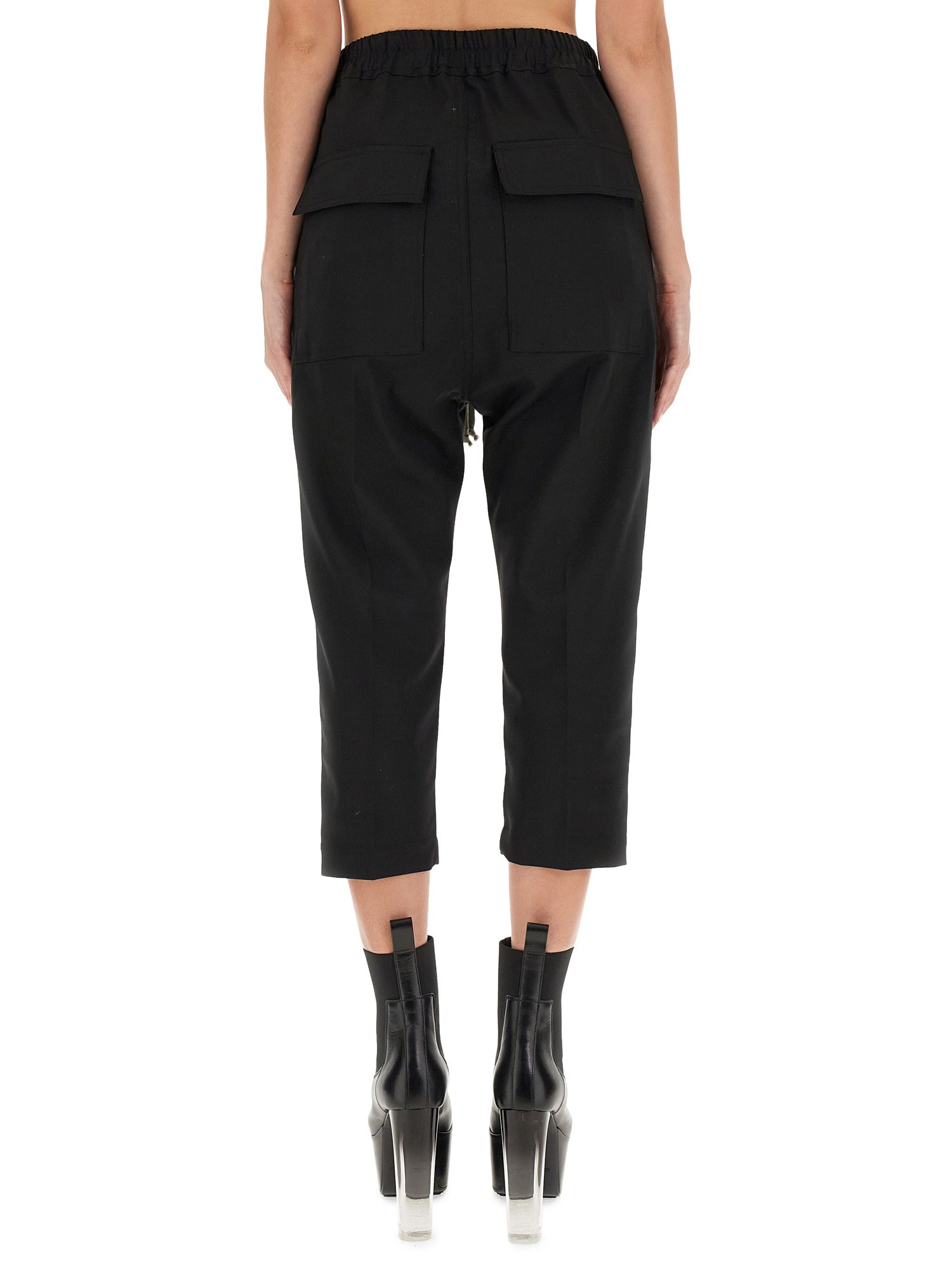 RICK OWENS    DRAWSTRING ASTAIRES WOOL PANTS