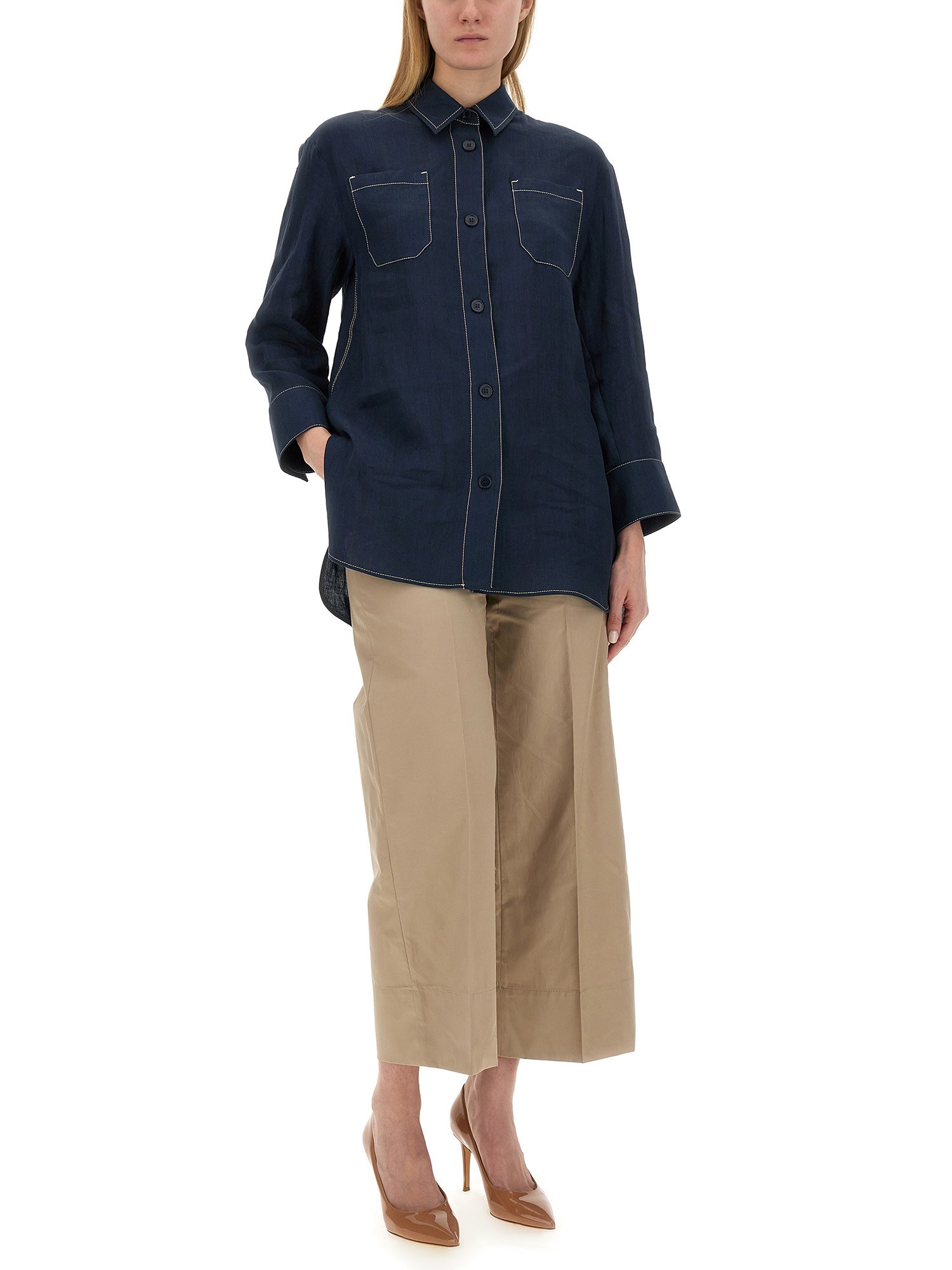 S MAX MARA    COTTON OCTAVO PANTS