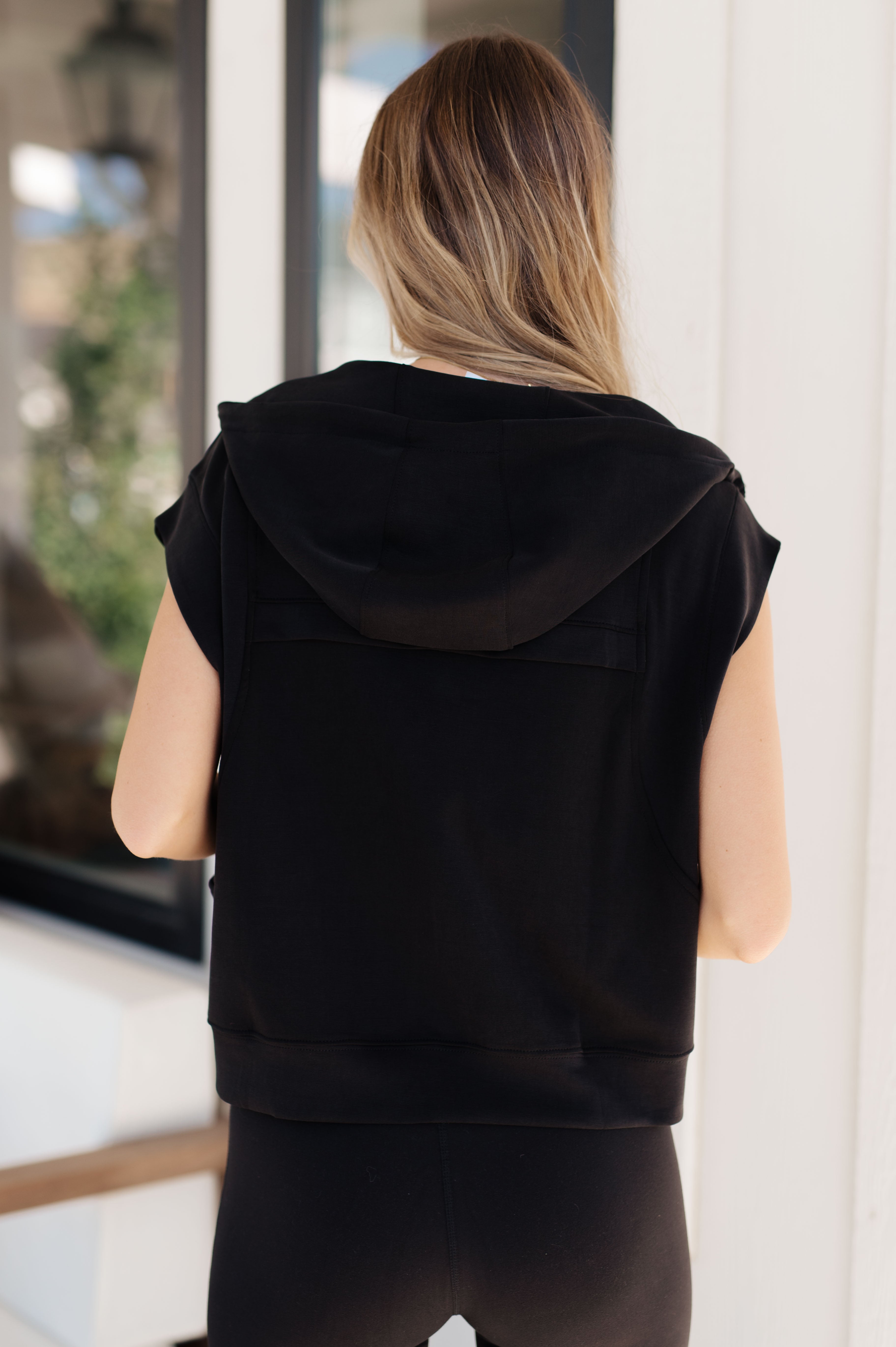 Sarah Sleeveless Vest Hoodie