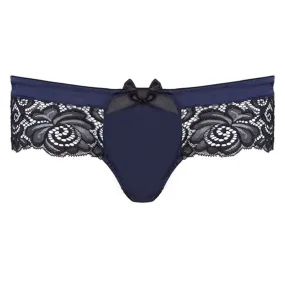 Signature Navy Skirted Thong