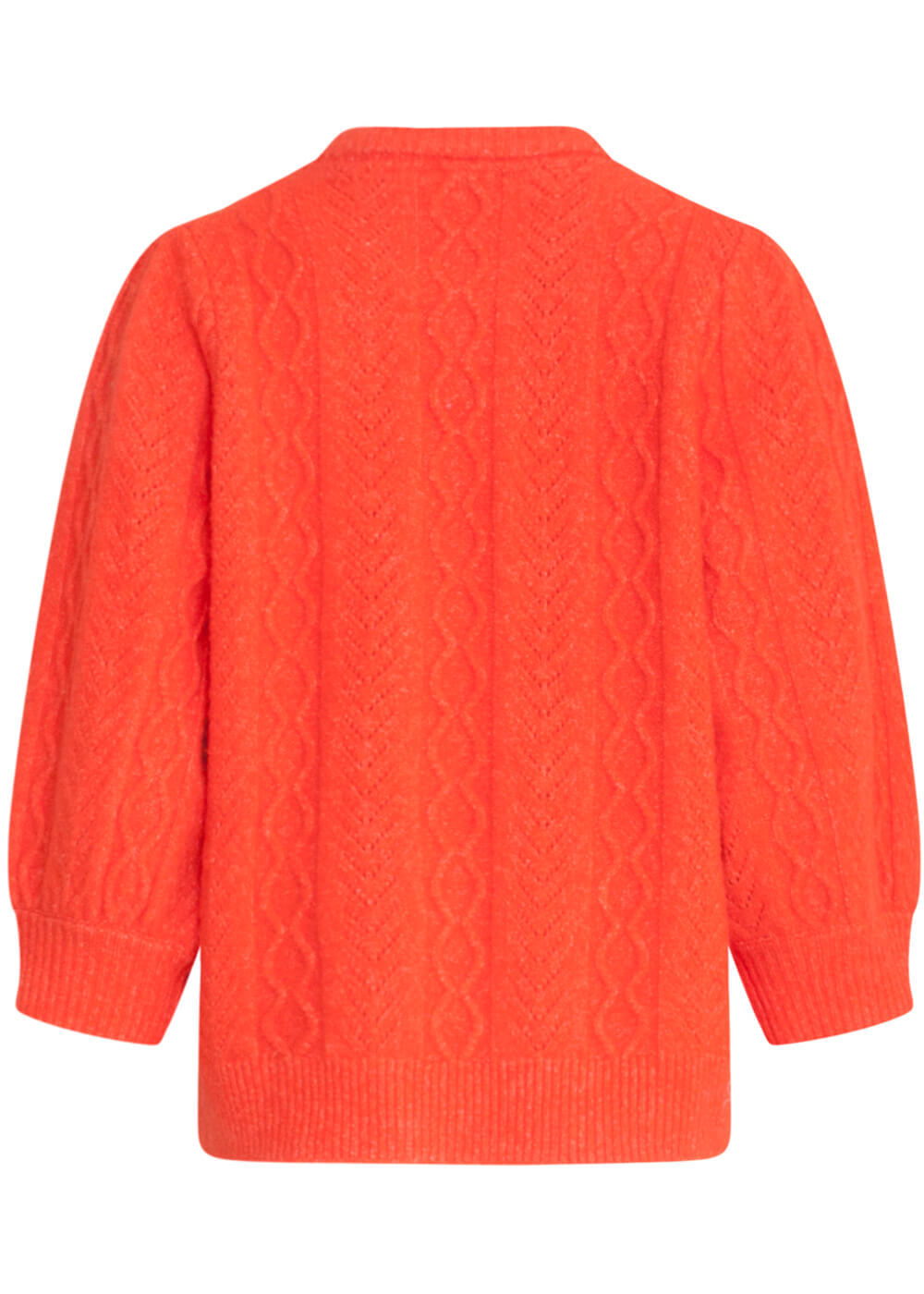 Smashed Lemon Bright Fun 70's Jumper Sweater Orange