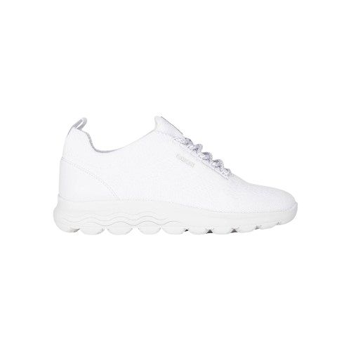 SNEAKERS GEOX DONNA SPHERICA IN TESSUTO WHITE D15NUA 0006K C1000