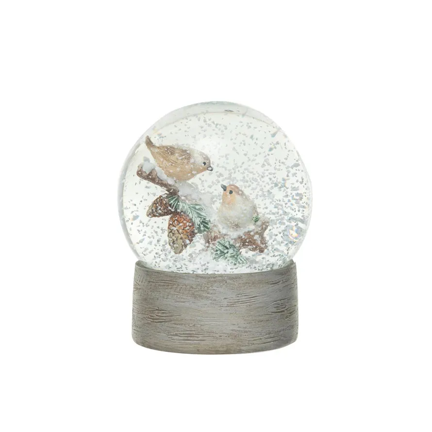 Snow Globe with Birds