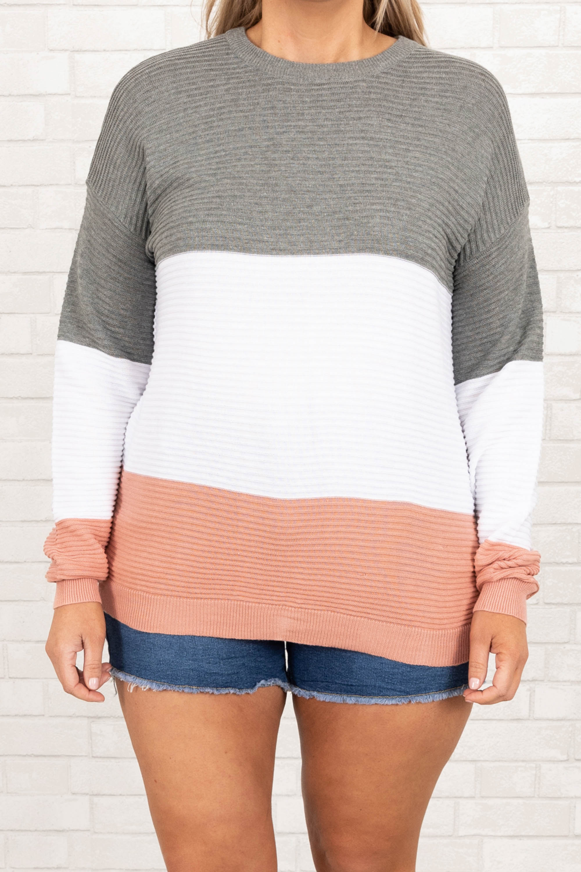 Stranger Conversations Sweater, Pink