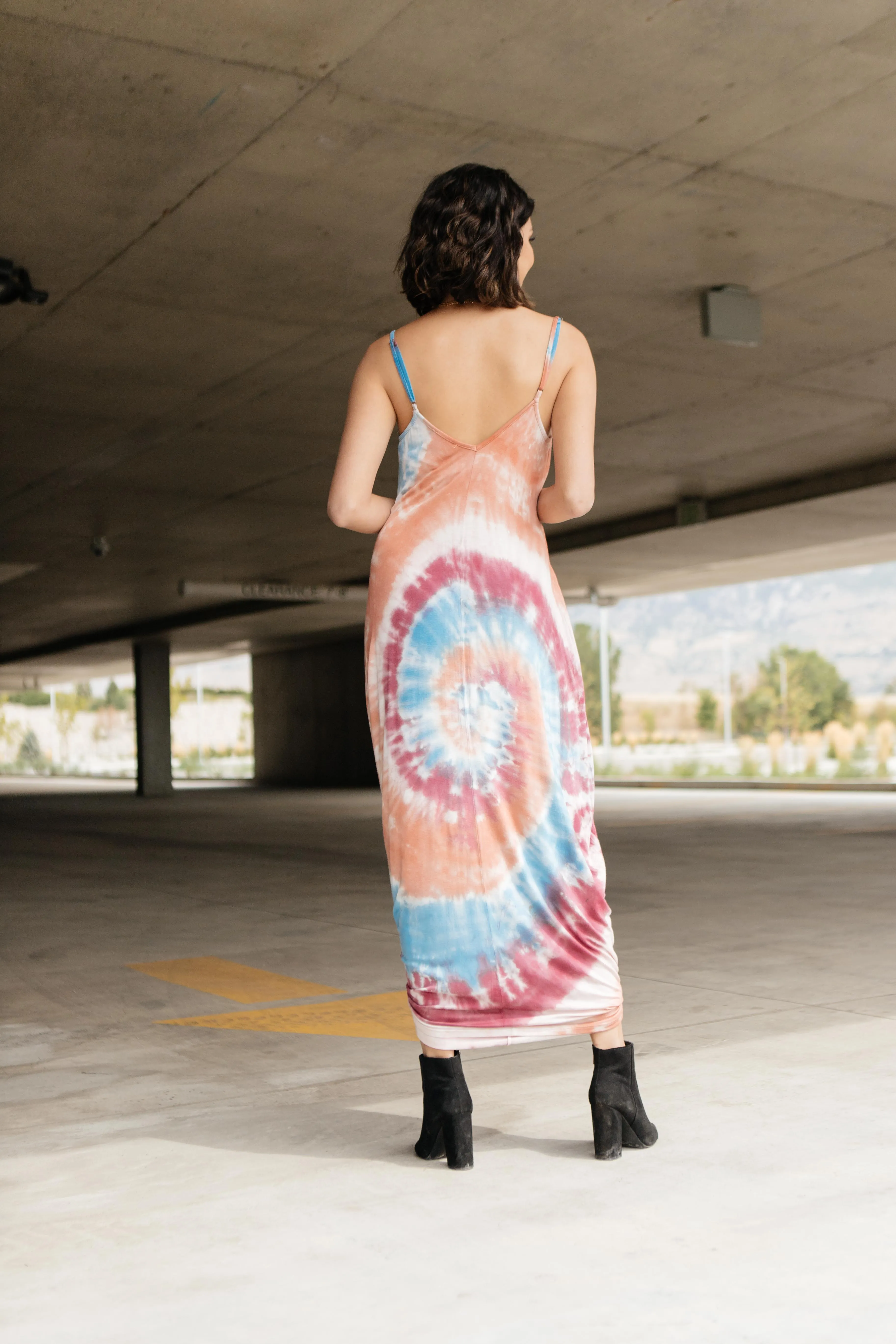 The Big Swirl Maxi Dress - On Hand