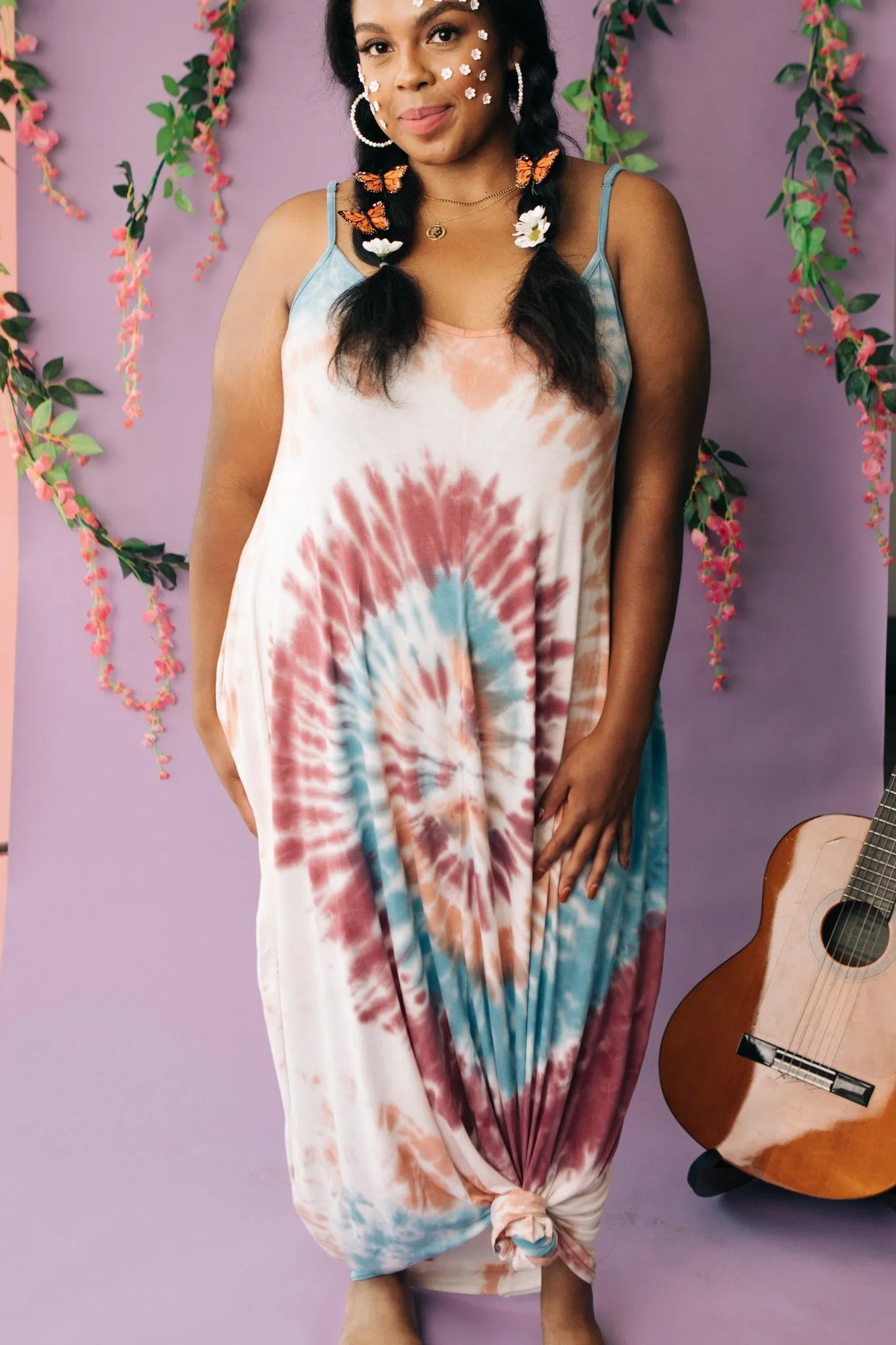 The Big Swirl Maxi Dress - On Hand