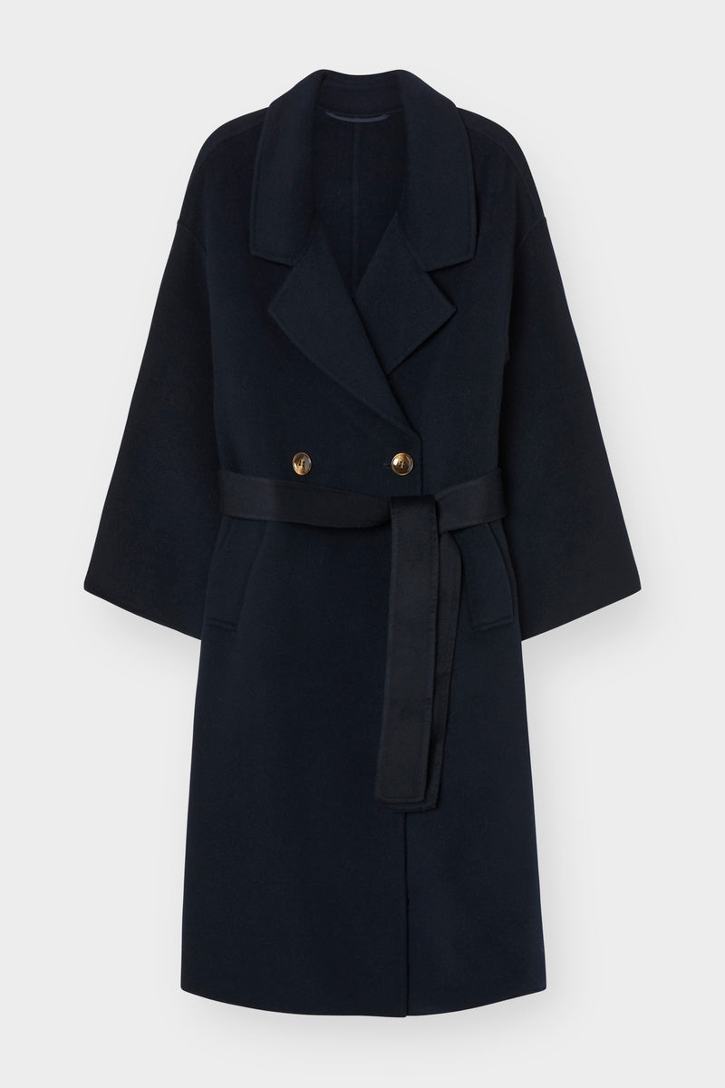 THE LONDON COAT - NAVY 90/10