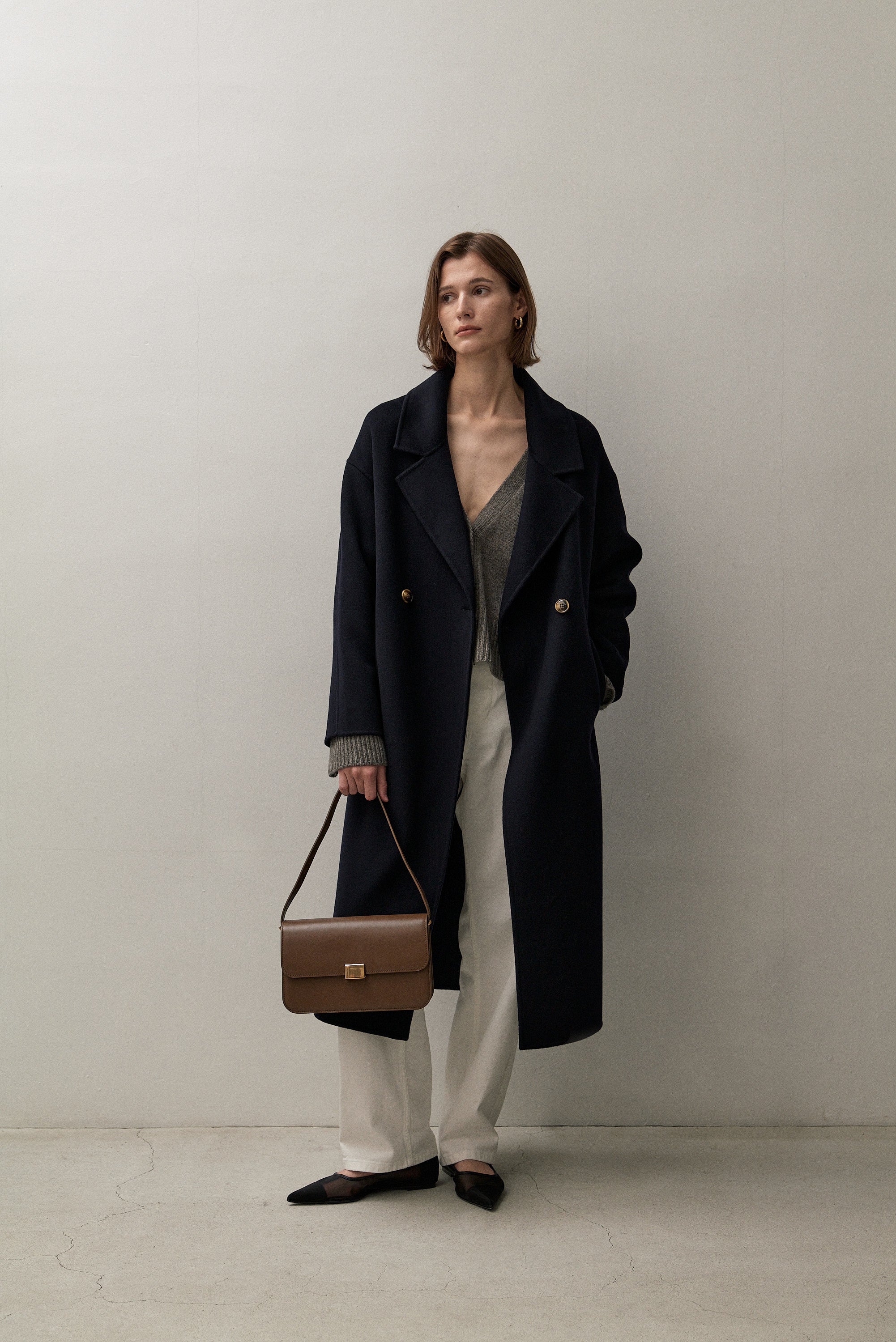 THE LONDON COAT - NAVY