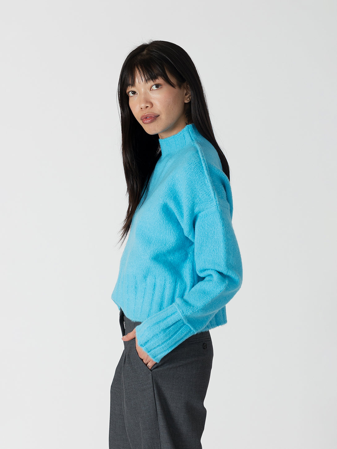 Timmy Crewneck - Turquoise