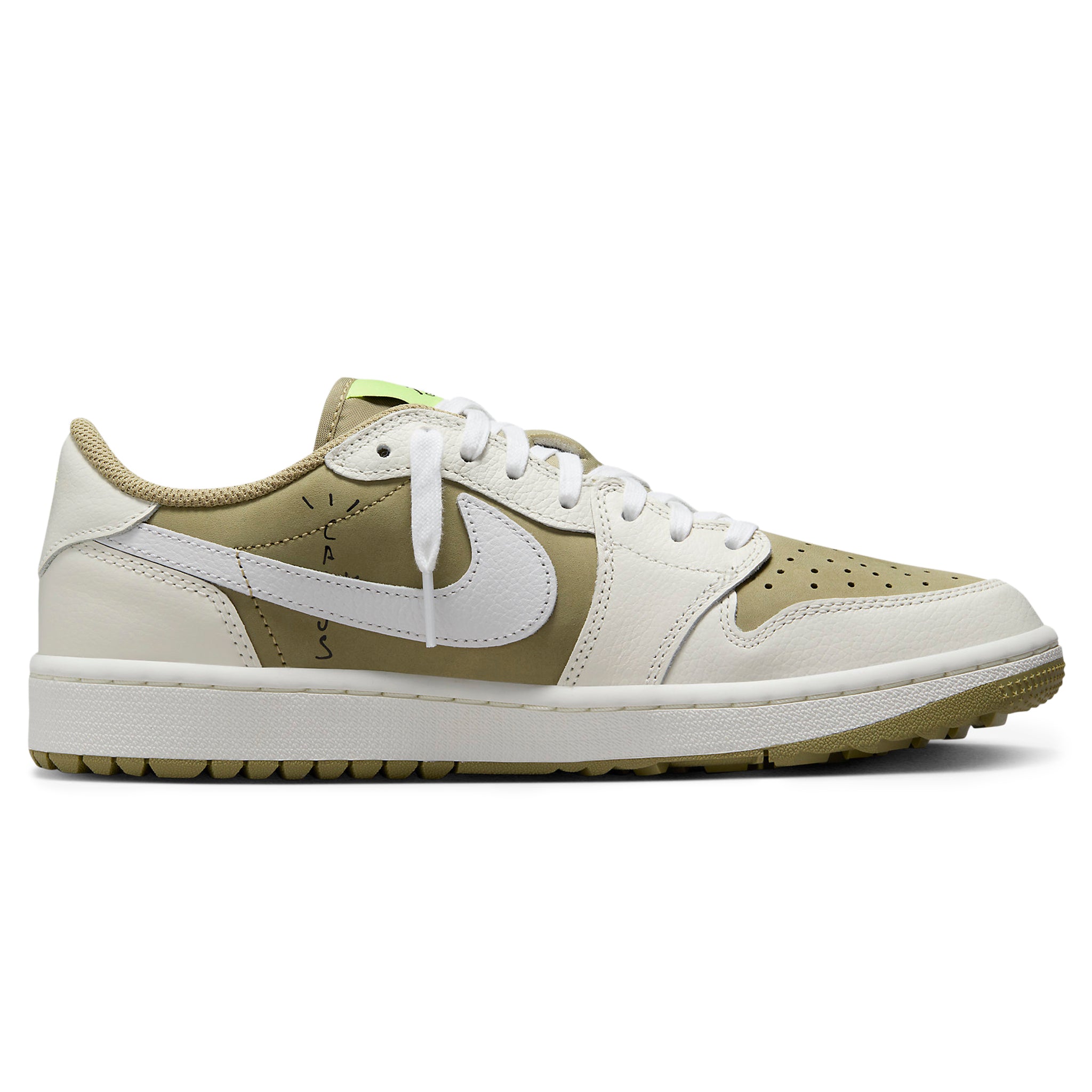 Travis Scott X Air Jordan 1 Low Golf Olive