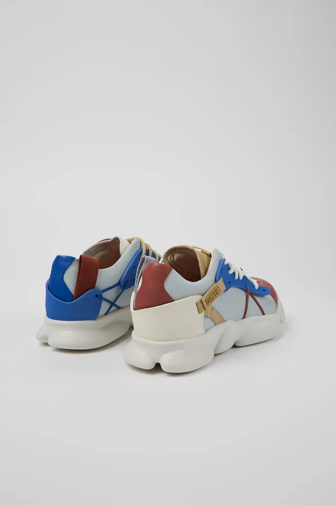 Twins Multicolored Leather/Textile Sneaker for Women