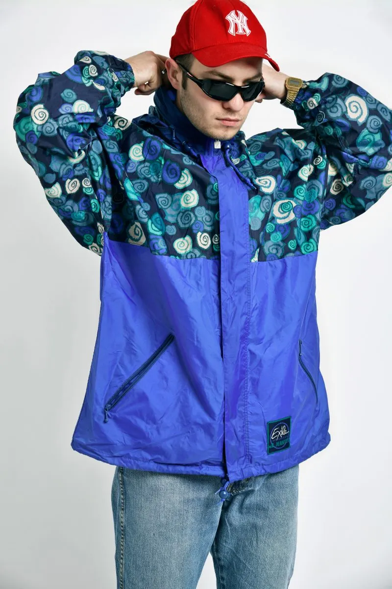 Vintage lightweight windbreaker men