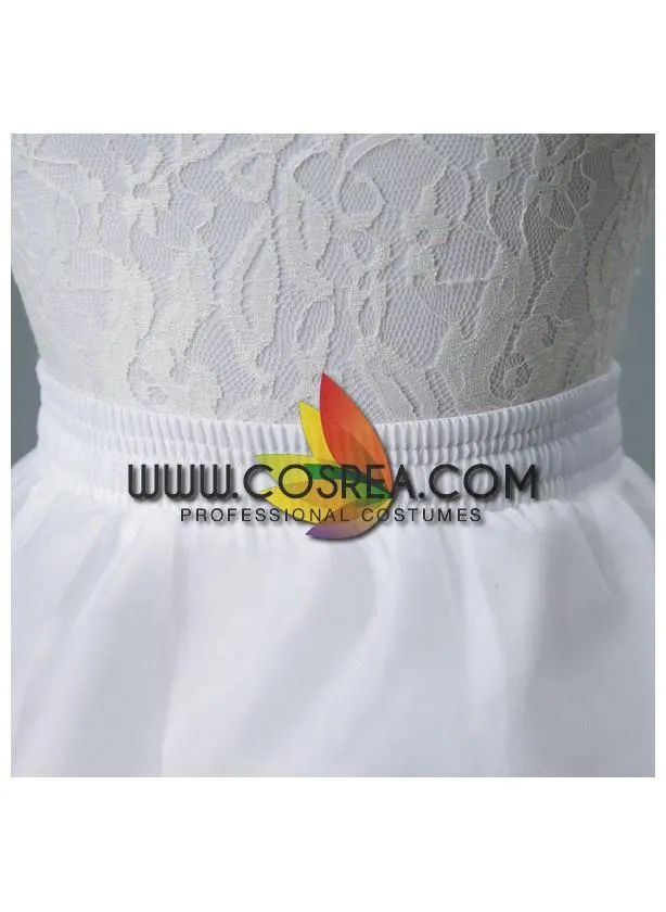 White 2 Tier Extra Wide Tulle Petticoat