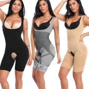 Women Full Body Shaper Waist Trainer Girdle Thigh Reducer Bodysuit Shapewear *USPS*