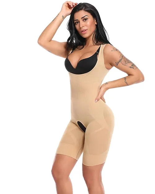 Women Full Body Shaper Waist Trainer Girdle Thigh Reducer Bodysuit Shapewear *USPS*