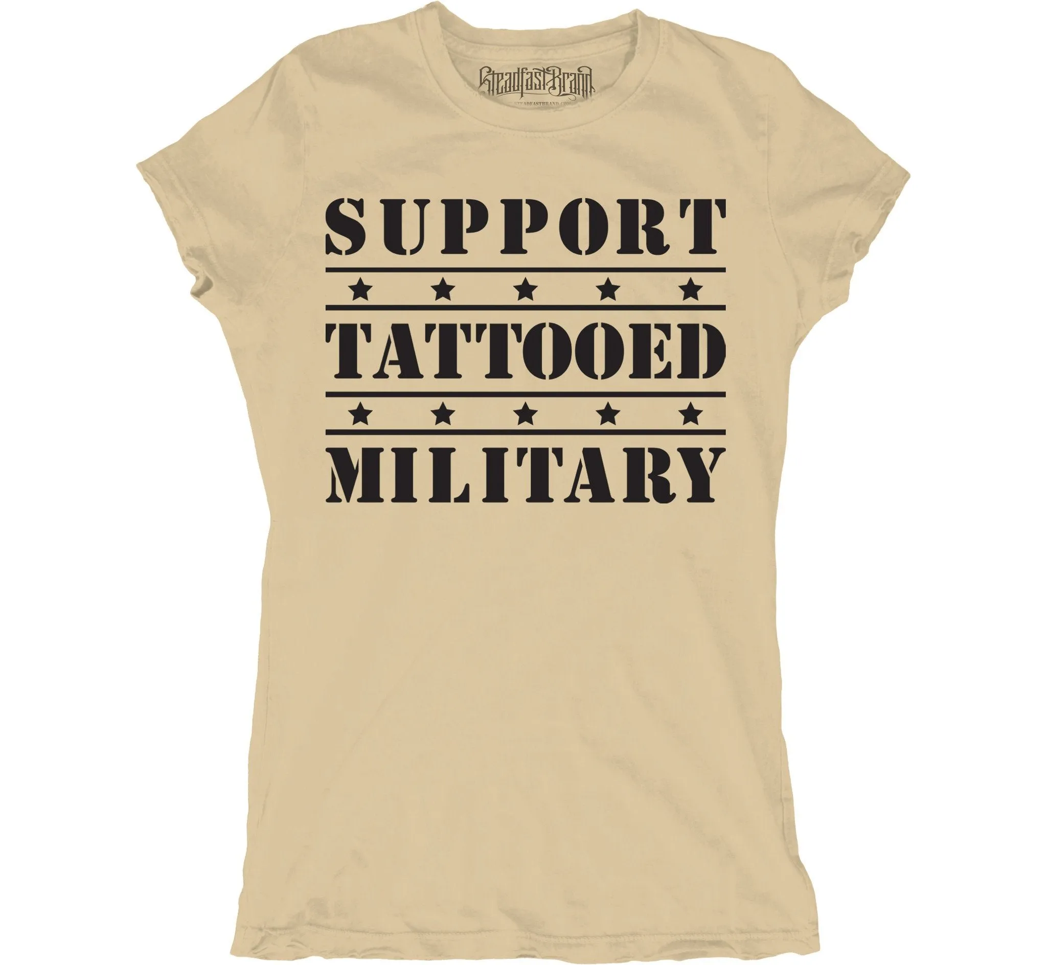 Women's Support Tattooed Military Tee