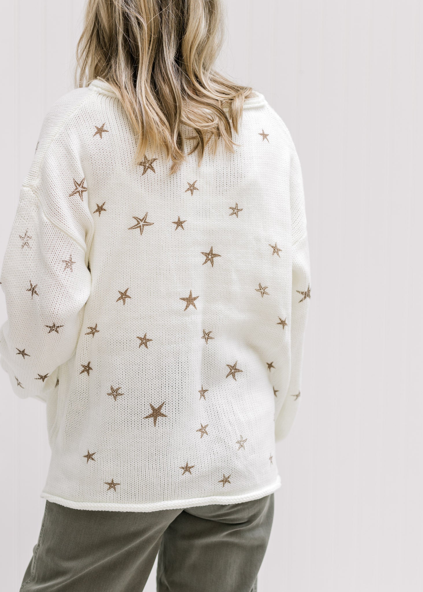 X Copper Stars Sweater